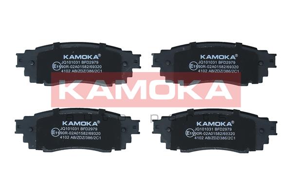KAMOKA JQ101031 - Комплект тормозных колодок, дисковый тормоз KAMOKA