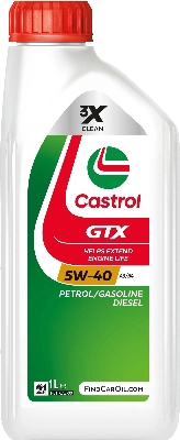 Моторное масло Castrol GTX 5W-40 A3/B4