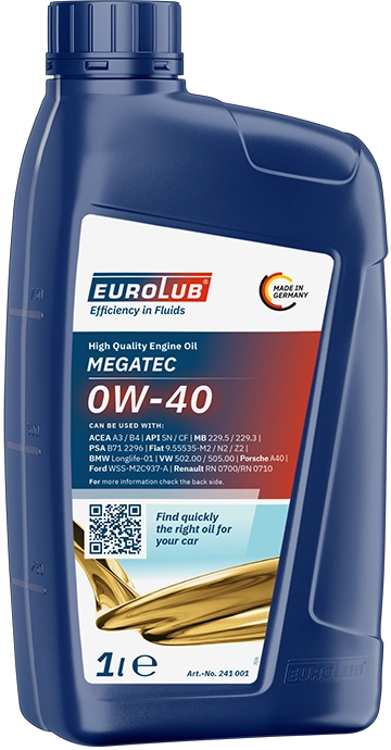 Моторное масло MEGATEC 0W-40