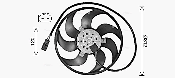 Вентилятор радиатора