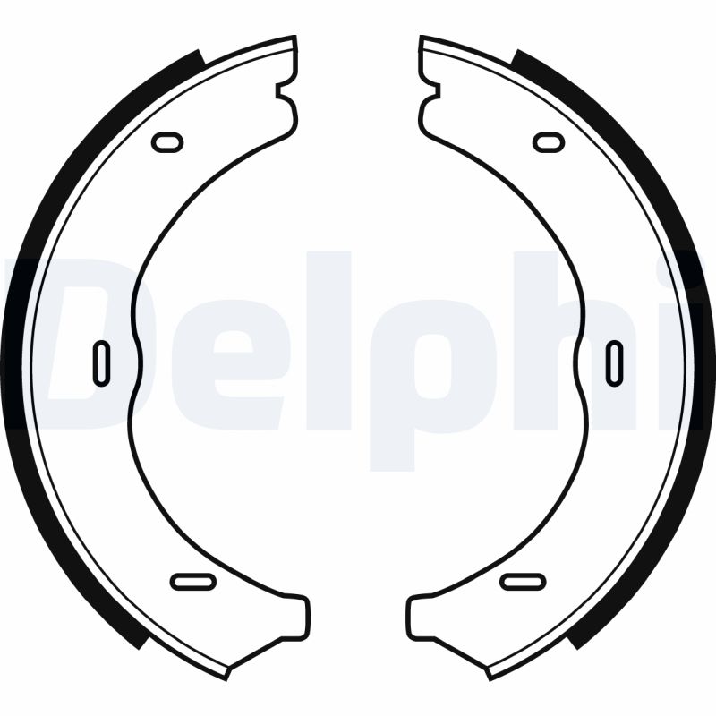 DELPHI LS1967 - Барабанные колодки