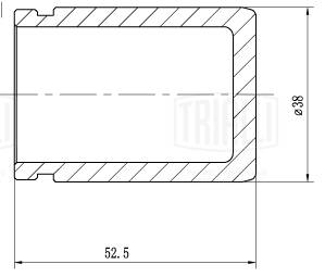 TRIALLI RCF 032007P - Поршень суппорта