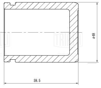 TRIALLI RCF 032005P - Поршень суппорта