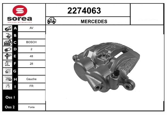 EAI 2274063 - Тормозной суппорт