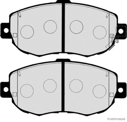 HERTH+BUSS JAKOPARTS J3602072 - Тормозные колодки 