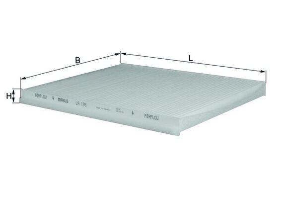 KNECHT LA 199 - Салонный фильтр