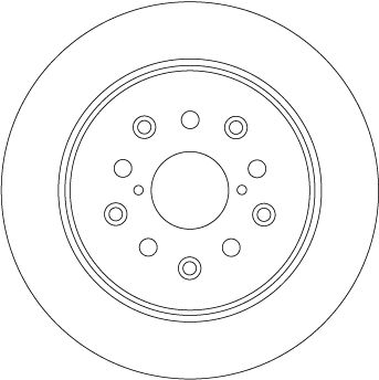 TRW DF4509 - Тормозные диски