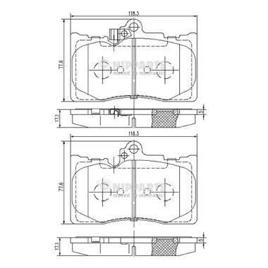 Тормозные колодки 