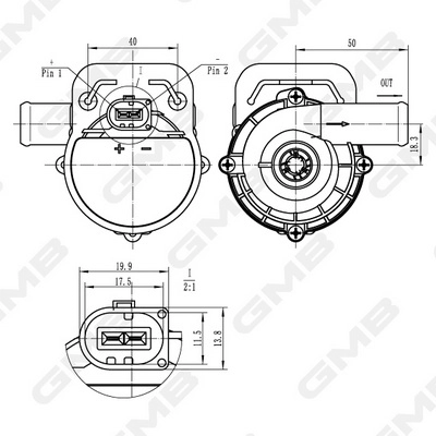 GMB GEW-BE006 - Водяной насос (Помпа)