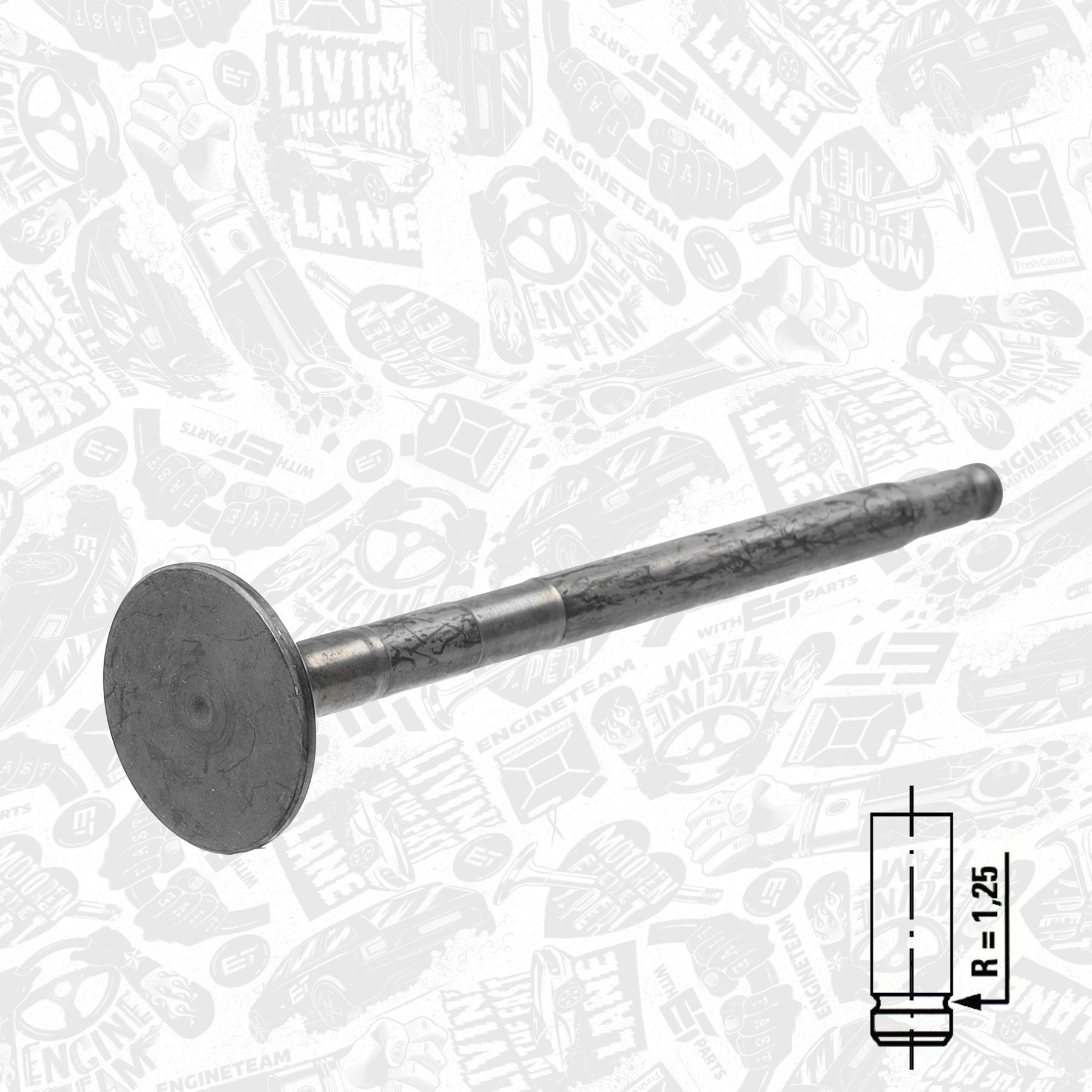 ET ENGINETEAM VE0116 - Выпускной клапан