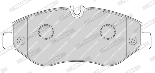 FERODO FVR4469 - Комплект тормозных колодок, дисковый тормоз PREMIER ECO FRICTION