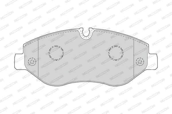 FERODO FVR4469 - Комплект тормозных колодок, дисковый тормоз PREMIER ECO FRICTION