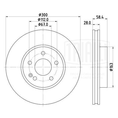 TRIALLI DF 155106 - Тормозные диски