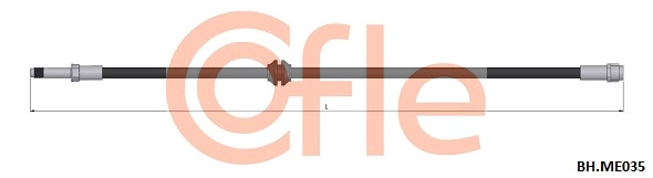 COFLE 92.BH.ME035 - Тормозные шланги