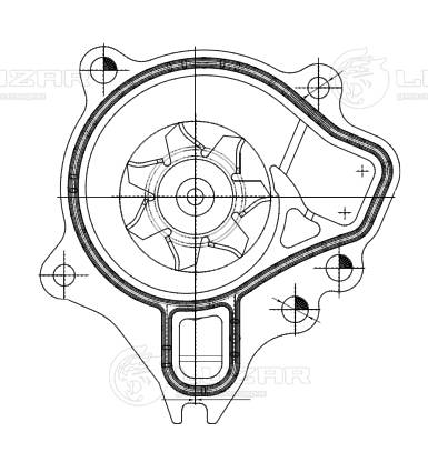LUZAR LWP 19200 - Водяной насос - помпа