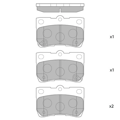 HAGEN GP2083 - Тормозные колодки 