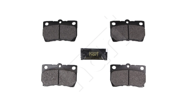 HART 261 837 - Комплект тормозных колодок, дисковый тормоз PREMIUM LINE