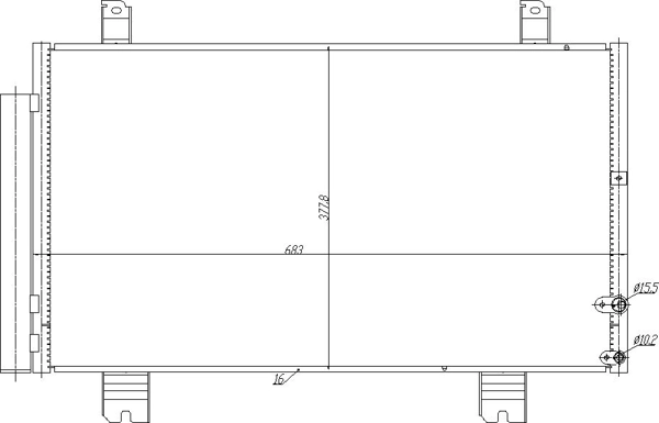 Радиатор кондиционера