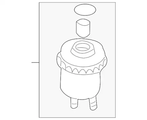 VAG 701422371 - бачок гидроусилителя