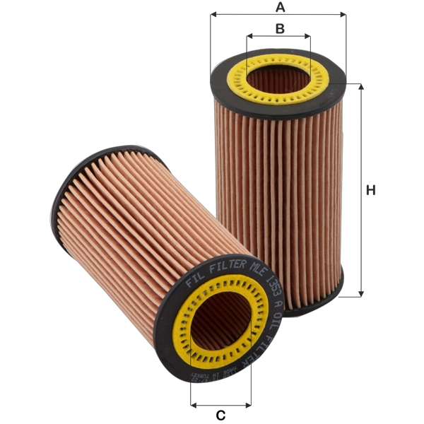 FIL FILTER MLE 1353 A - Масляный фильтр