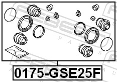 FEBEST 0175-GSE25F - Ремкомплект суппорта
