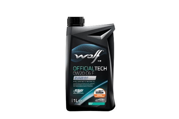 Моторное масло WOLF OFFICIALTECH 0W20 C6 F
