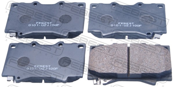 FEBEST 0101-UZJ100F - Тормозные колодки 