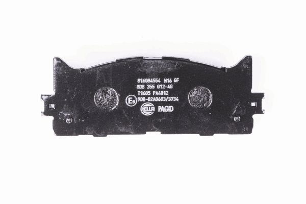 HELLA 8DB 355 012-401 - Тормозные колодки 
