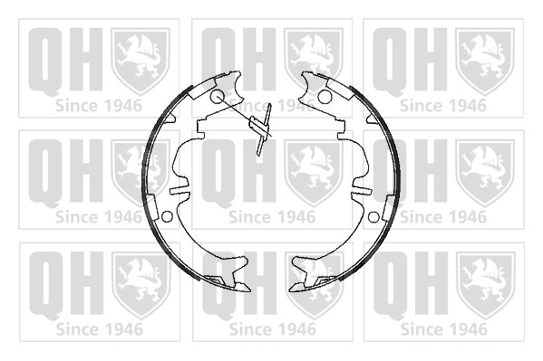 QUINTON HAZELL BS1094 - Барабанные колодки