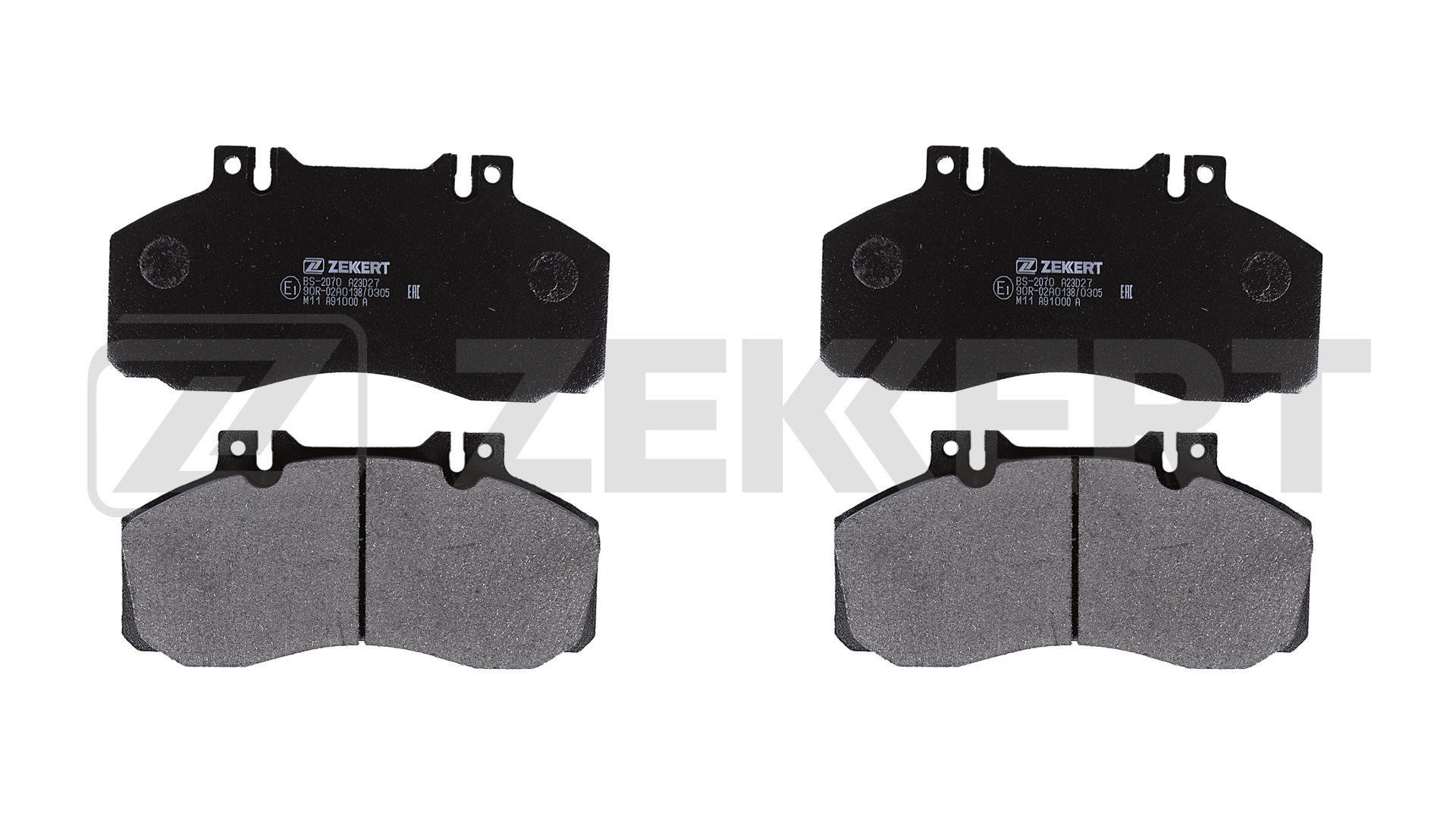 ZEKKERT BS-2070 - Тормозные колодки 