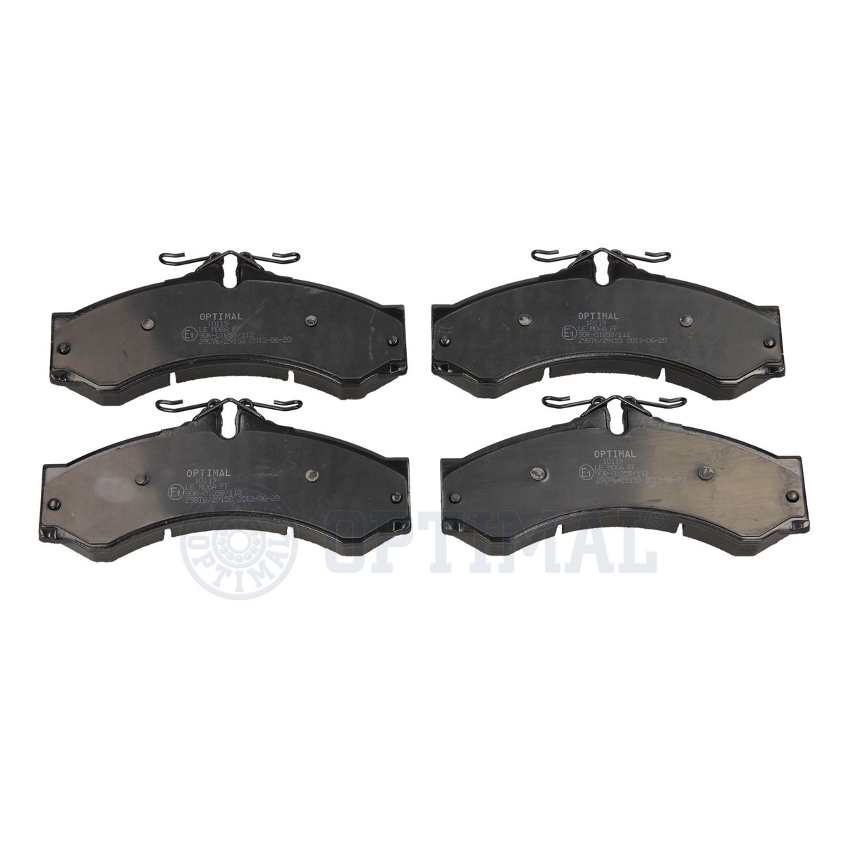 OPTIMAL BP-10119 - Тормозные колодки 