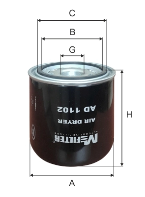 MFILTER AD 1102 - Фильтр осушитель