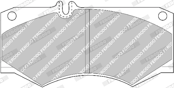 FERODO FVR239 - Комплект тормозных колодок, дисковый тормоз PREMIER