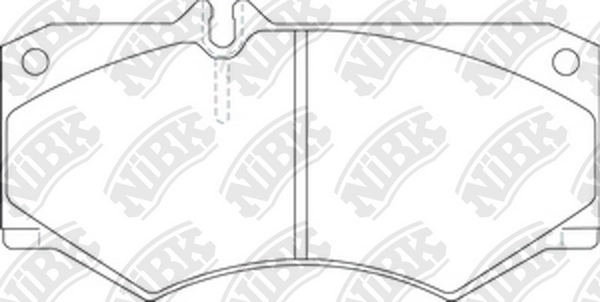 NIBK PN0254 - Тормозные колодки 