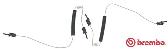 BREMBO A 00 385 - Сигнализатор, износ тормозных колодок PRIME LINE