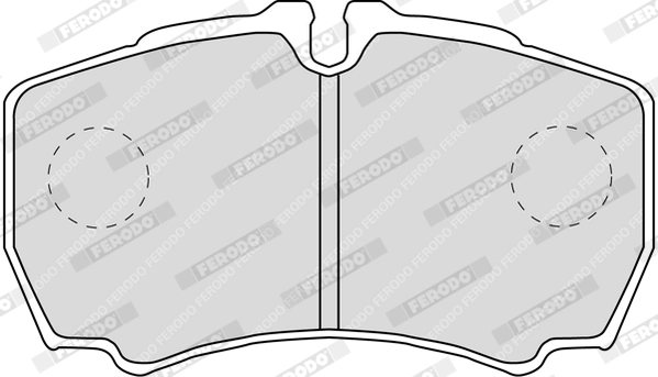 FERODO FVR1405 - Комплект тормозных колодок, дисковый тормоз PREMIER ECO FRICTION