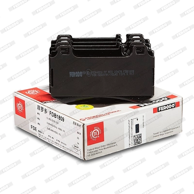 FERODO FDB1809 - Комплект тормозных колодок, дисковый тормоз PREMIER ECO FRICTION