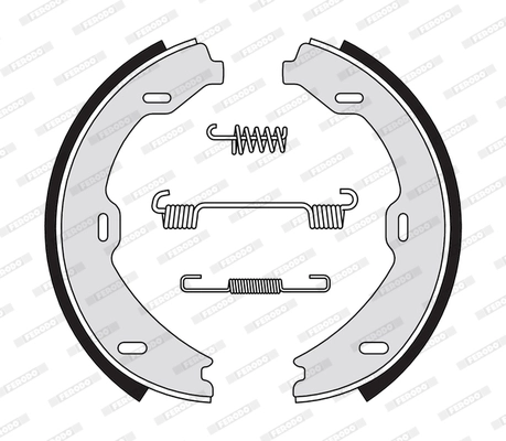 FERODO FSB4307 - Комплект тормозных колодок PREMIER
