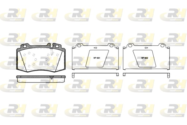 ROADHOUSE 2769.00 - Тормозные колодки 
