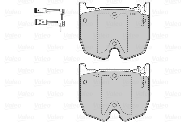 VALEO 601528 - Тормозные колодки 