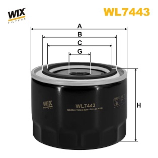 WIX FILTERS WL7443 - Масляный фильтр