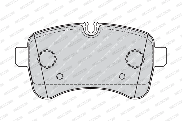 FERODO FVR4037 - Комплект тормозных колодок, дисковый тормоз PREMIER ECO FRICTION