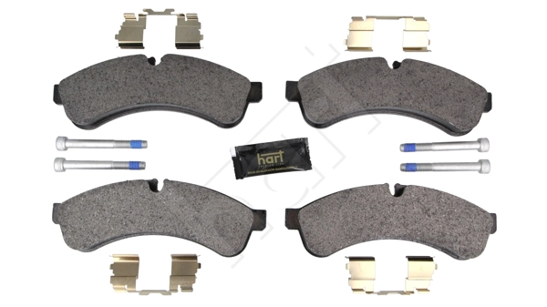 HART 261 830 - Комплект тормозных колодок, дисковый тормоз PREMIUM LINE