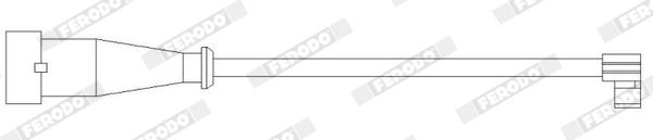 FERODO FWI303 - Сигнализатор, износ тормозных колодок PREMIER