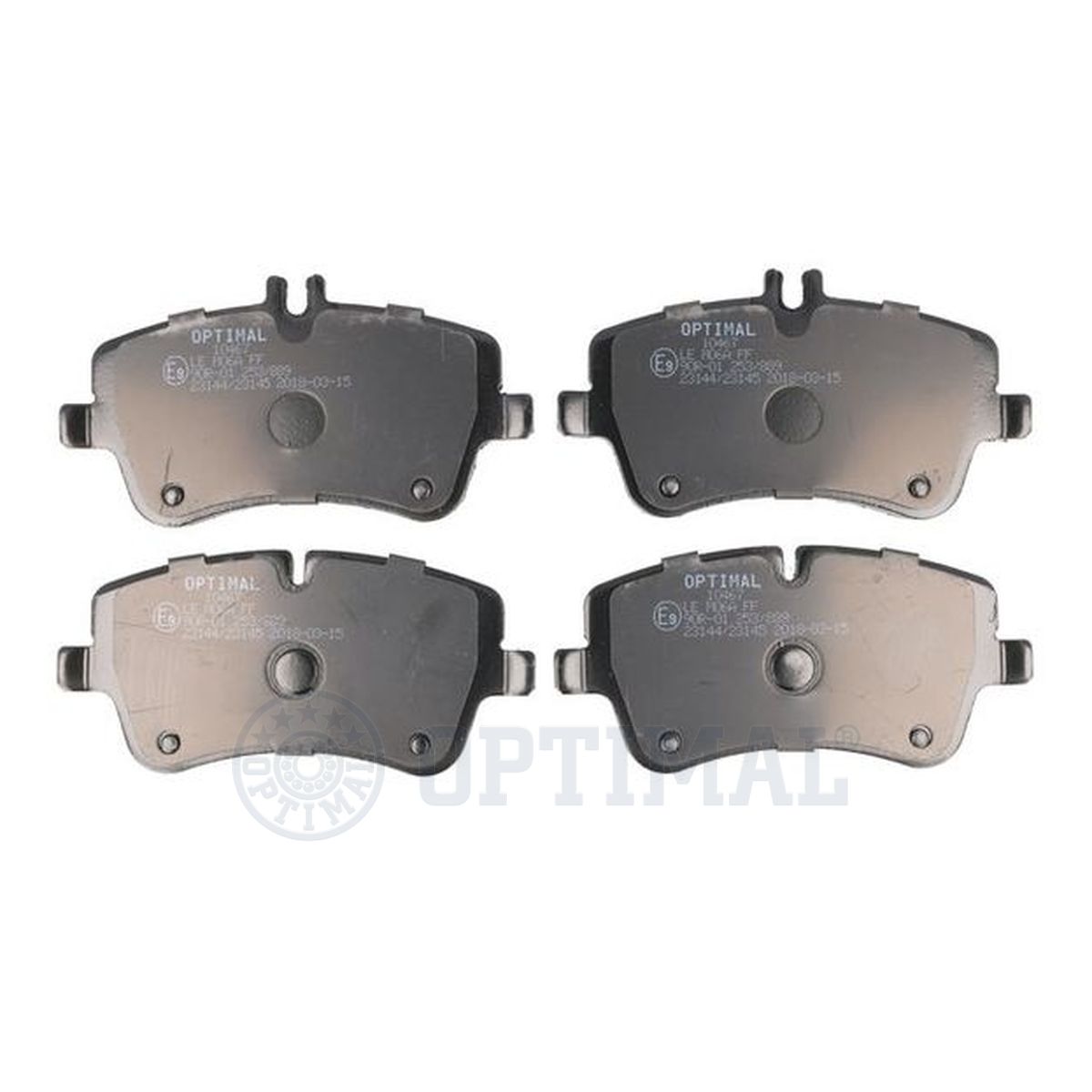 OPTIMAL 10467 - Тормозные колодки 