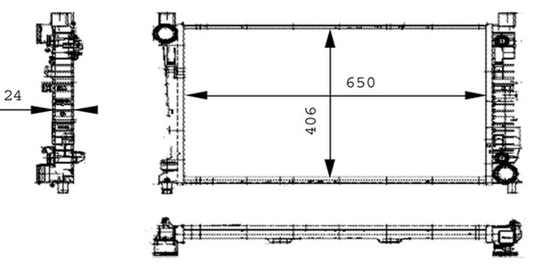 MAHLE CR 387 000P - Радиатор охлаждения