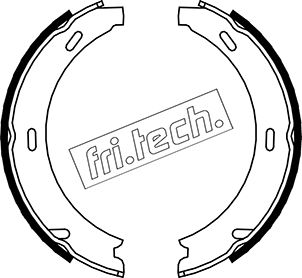 FRI.TECH. 1052.117 - Барабанные колодки
