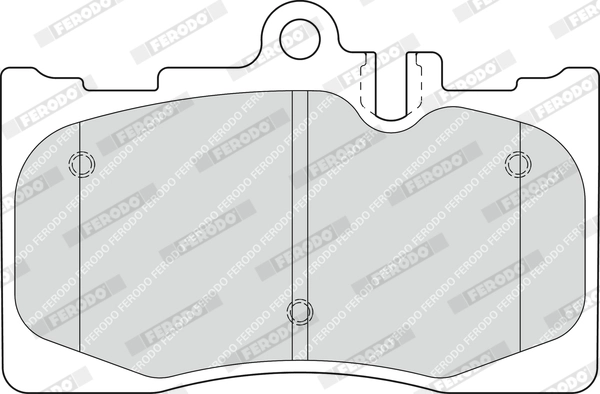 FERODO FDB1688 - Комплект тормозных колодок, дисковый тормоз PREMIER