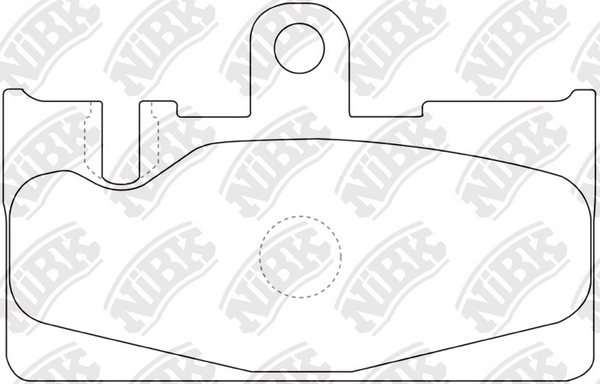 NIBK PN1456 - Тормозные колодки 