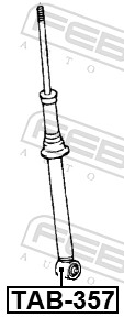 FEBEST TAB-357 - Втулка амортизатора